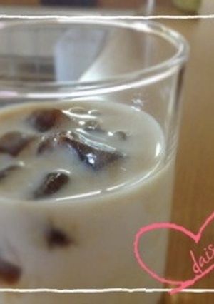 ♪アイスカフェオレ-レシピのメイン写真