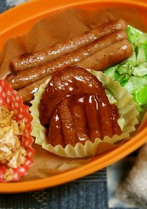 夏休みの自宅弁当-レシピのメイン写真