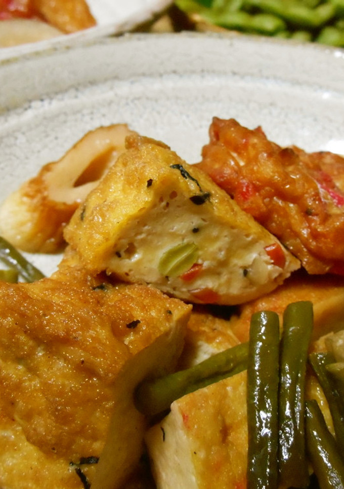 ごぼう・ささげ・練り物の煮物-レシピのメイン写真