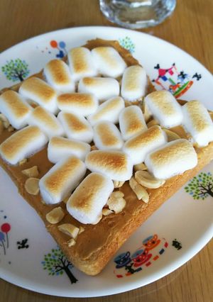 マシュマロトースト☆ピーナッツバター-レシピのメイン写真