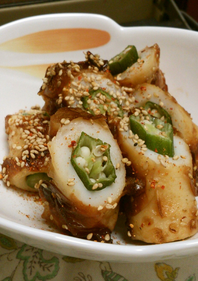 ちくわとオクラの炒め煮-レシピのメイン写真