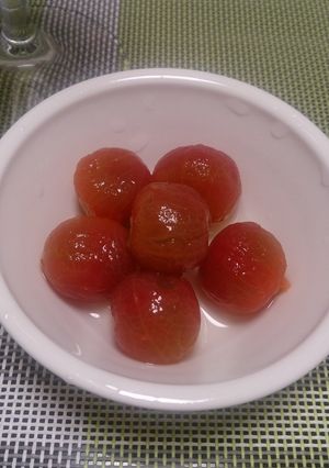 ミニトマトがフルーツトマト風に変身★-レシピのメイン写真