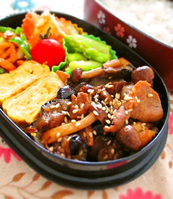 簡単お弁当おかず★豚肉と茄子の甘辛炒め-レシピのメイン写真