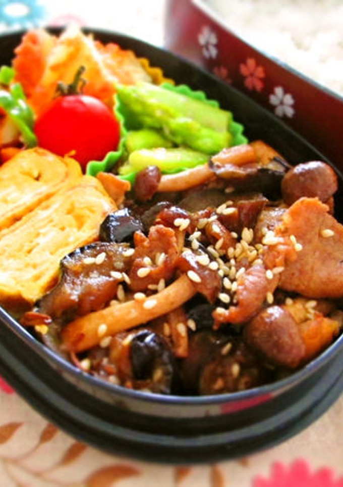 簡単お弁当おかず★豚肉と茄子の甘辛炒め-レシピのメイン写真