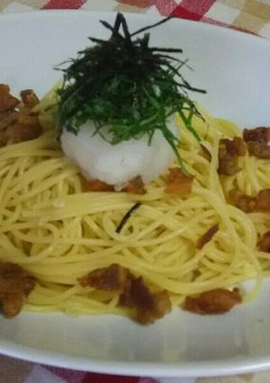 カリカリ豚バラおろしスパゲティ-レシピのメイン写真