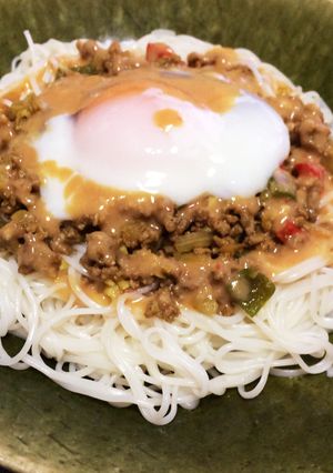 カレー風味のジャージャー麺-レシピのメイン写真