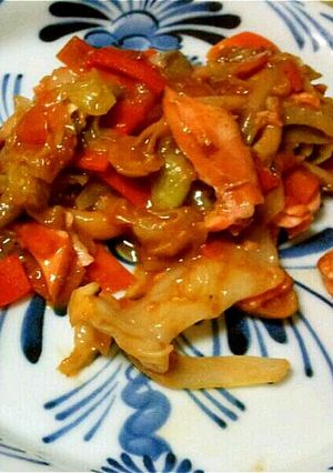 CookDoで楽に!鮭のチャンチャン焼き-レシピのメイン写真
