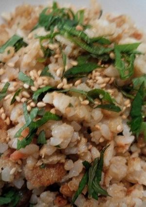 パラッパラ♪お茶漬けの素で和風炒飯-レシピのメイン写真