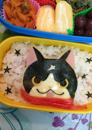 妖怪ウォッチ☆ フユニャン ☆キャラ弁-レシピのメイン写真