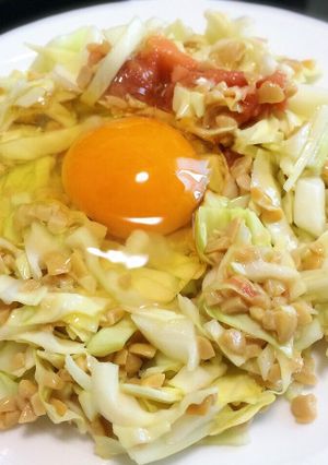 夏バテ解消！ネバネバキャベツ-レシピのメイン写真