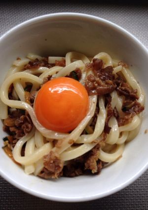 ランチに簡単★冷やしすき焼き風うどん-レシピのメイン写真