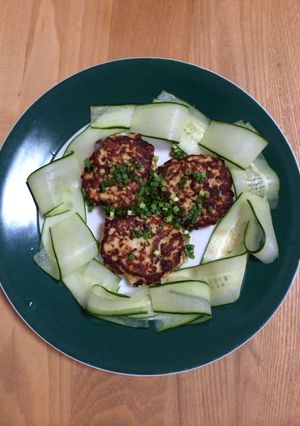 ふんわりお豆腐ハンバーグ☆セロリ-レシピのメイン写真