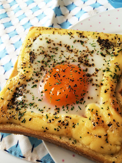 ぷるぷる卵のトースト-レシピのメイン写真