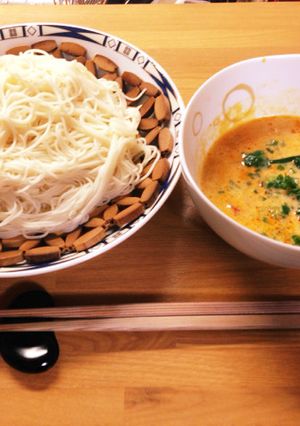 簡単そうめんと缶詰アレンジ、カレーつけ麺-レシピのメイン写真