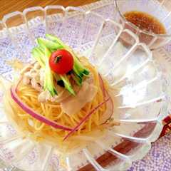 爽やか冷製豚しゃぶパスタ-レシピのメイン写真