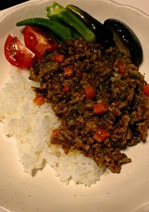 10分で！ゴーヤとひき肉のドライカレー-レシピのメイン写真