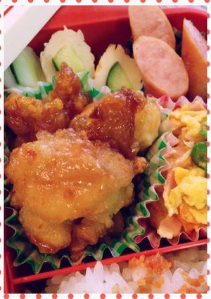 しっかり味の唐揚げのリメイク＊甘酢味-レシピのメイン写真