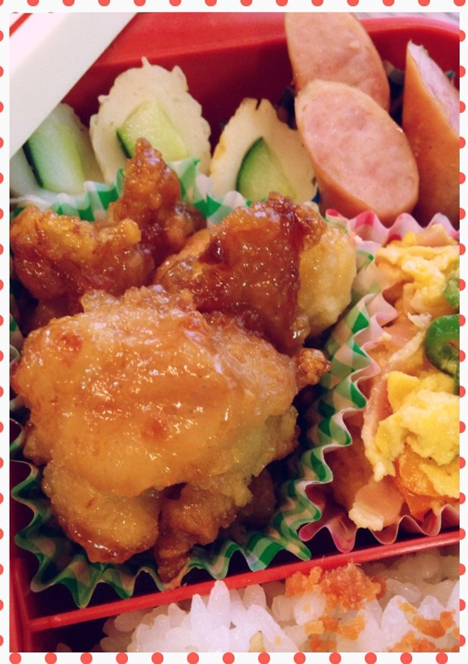 しっかり味の唐揚げのリメイク＊甘酢味-レシピのメイン写真