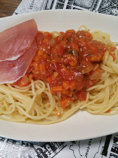 トマトの冷製パスタ-レシピのメイン写真