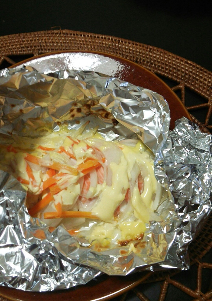 簡単！鮭のマヨネーズホイル焼き-レシピのメイン写真