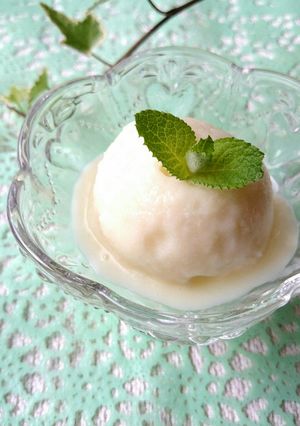 暑い日に☆桃缶のフローズンヨーグルト★-レシピのメイン写真