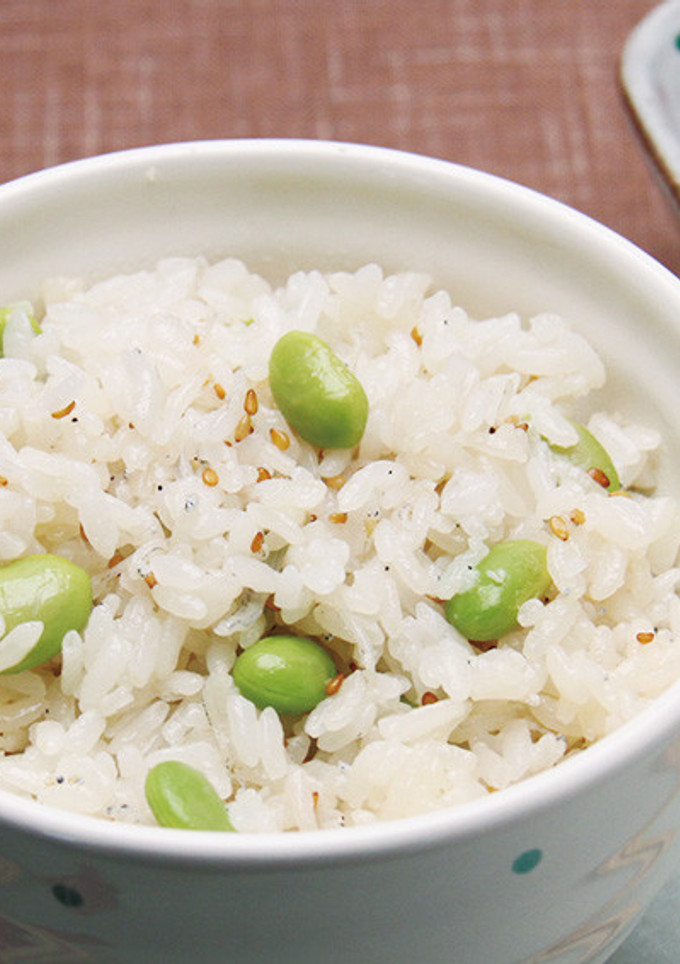 ゆずの風味で頂く♪じゃこと枝豆の混ぜご飯-レシピのメイン写真