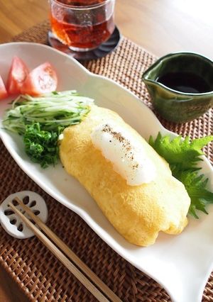 オム素麺＊そうめんをオムライスみたいに♪-レシピのメイン写真