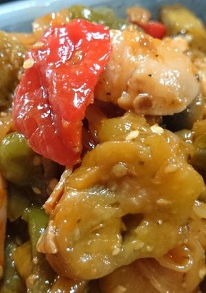 在庫一掃^^夏野菜のケチャップ炒め♪-レシピのメイン写真