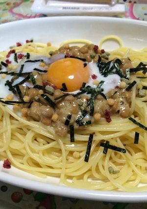 夏にぴったり簡単納豆スタミナパスタ-レシピのメイン写真