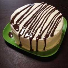 รูปของ 超簡単♡ビスケットケーキ♡ホールVer.