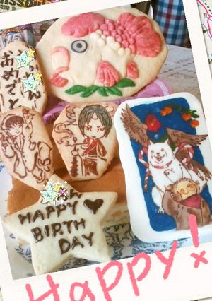 誕生日キャラケーキ:鬼灯の冷徹-レシピのメイン写真