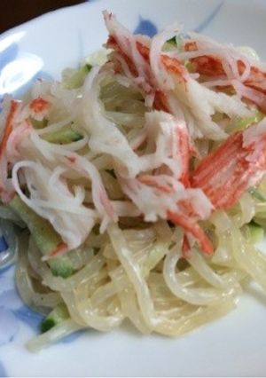 簡単！はるさめのマヨぽんサラダ-レシピのメイン写真