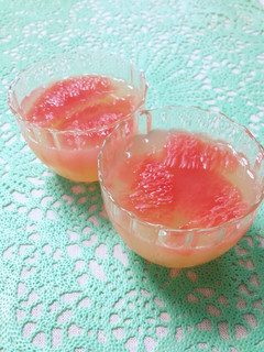 グレープフルーツゼリー♡-レシピのメイン写真