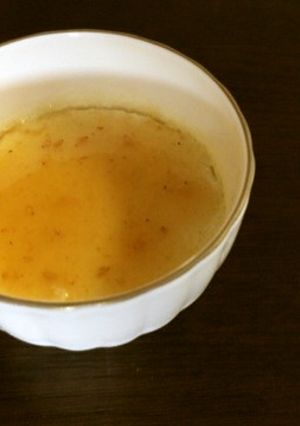 胡麻豆腐もどきプリン♪味噌ソースがけ-レシピのメイン写真