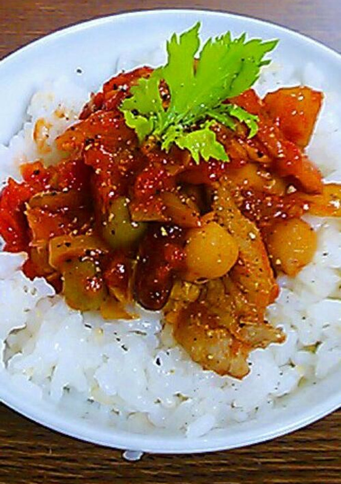 色々、使える簡単、豆とトマトソース♪-レシピのメイン写真