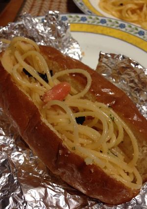たらこパスタ パン-レシピのメイン写真