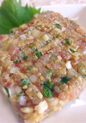 鯵のなめろう☆生魚嫌いでも食べられる！！-レシピのメイン写真
