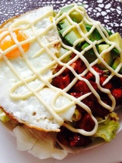 ロコモコ風丼-レシピのメイン写真