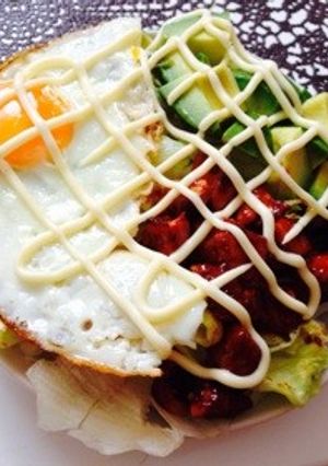 ロコモコ風丼-レシピのメイン写真