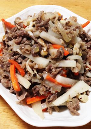 塩レモン 牛肉と大根のさっぱり炒め-レシピのメイン写真
