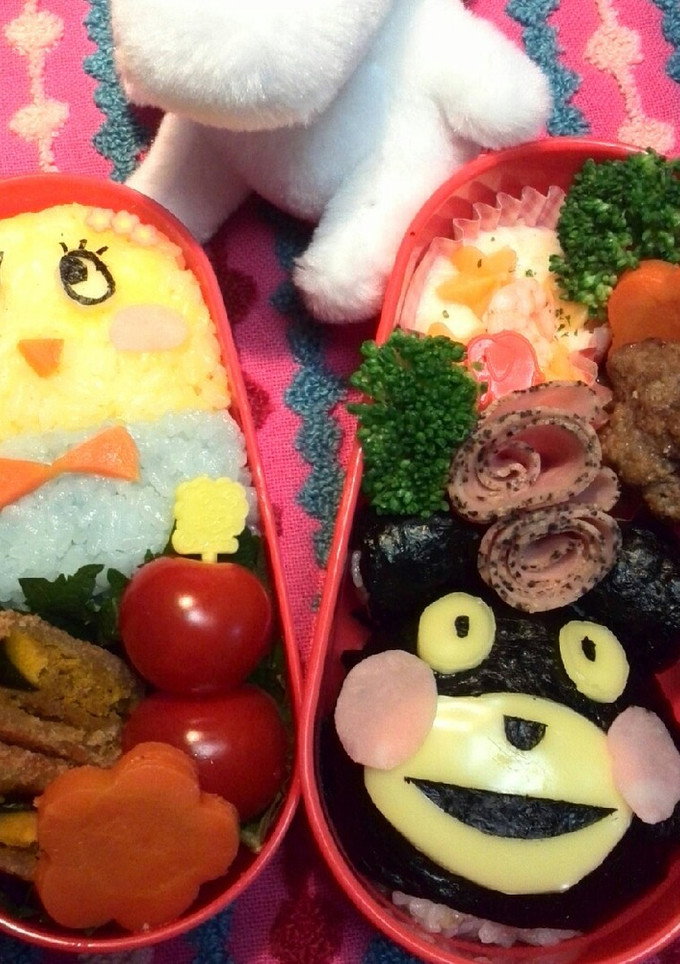 くまもんとフナッシーの仲良し弁当-レシピのメイン写真
