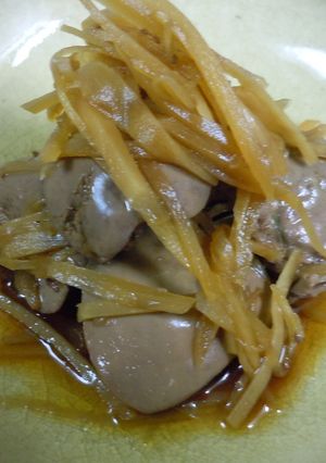 鶏レバーのショウガ煮-レシピのメイン写真