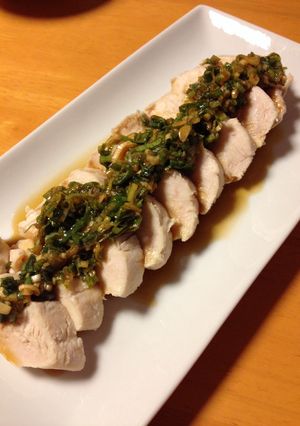 茹で鶏のたっぷりネギだれ-レシピのメイン写真