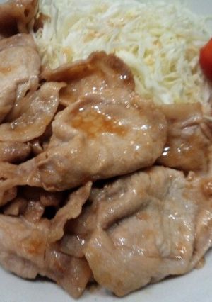 簡単♪冷めてもふっくら豚ロース生姜焼き-レシピのメイン写真