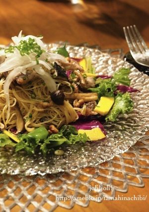 鰹のたたきと夏野菜サラダのカッペリーニ-レシピのメイン写真
