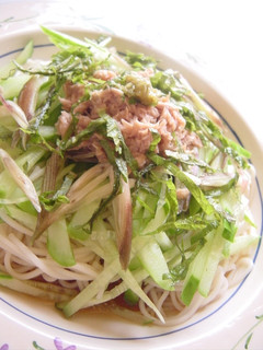 夏に美味しい♪ツナサラダそうめん-レシピのメイン写真