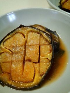 揚げ茄子の辛子酢醤油-レシピのメイン写真