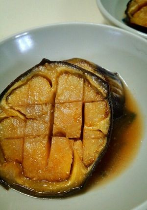 揚げ茄子の辛子酢醤油-レシピのメイン写真