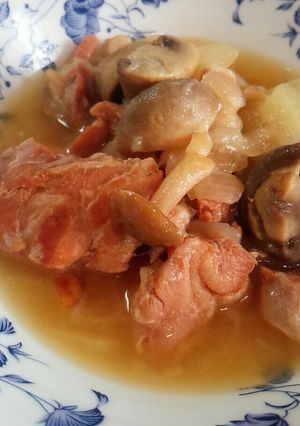 鶏もも肉のほろほろ白ワイン煮【圧力鍋】-レシピのメイン写真