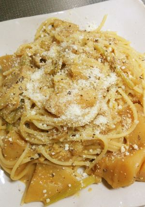 簡単、残ったカレーでパスタ-レシピのメイン写真